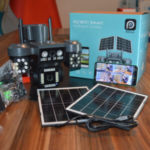 204G 4G Sim Kartlı Solar Panelli Güvenlik Kamerası