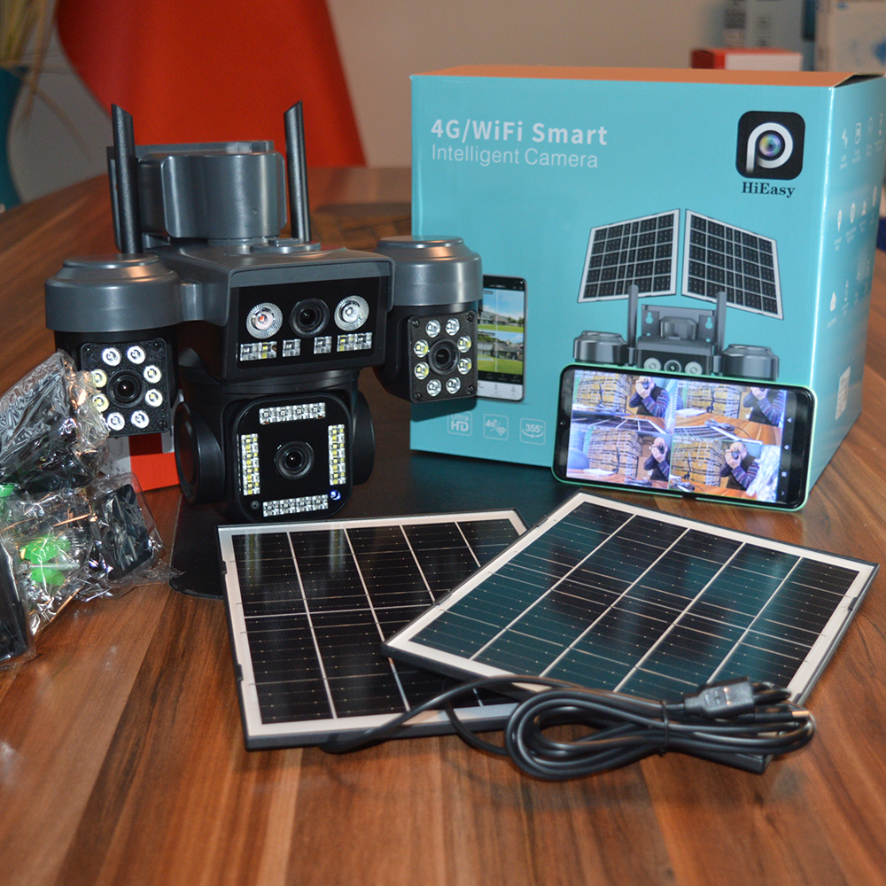 204G 4G Sim Kartlı Solar Panelli Güvenlik Kamerası