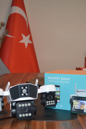 RX-95W Wifi 3 Lensli 12 Volt 2A Kablosuz Güvenlik Kamerası