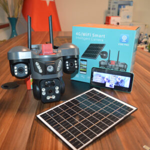 X5Tech RX-66G 4G Sim Kartlı 3 Lensli 5 Volt 2A Solar Güvenlik Kamerası