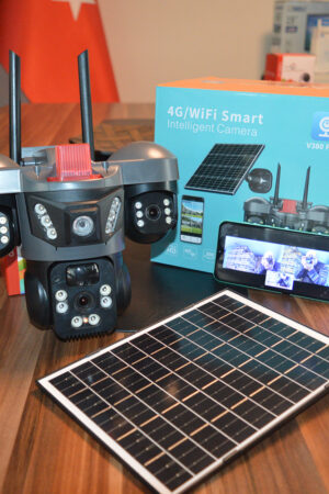 X5Tech RX-66G 4G Sim Kartlı 3 Lensli 5 Volt 2A Solar Güvenlik Kamerası