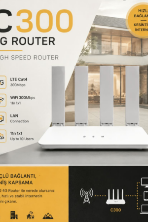 X5Tech CP107 4G Modem 4 Antenli Wifi 6 Wireless Router