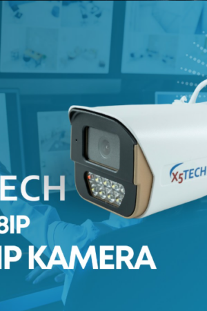 X5 Tech YT-808F-IP Poeli Sesli 5Mp Dual Led 3,6mm Kamera