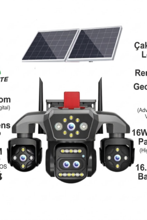 X5Tech 86-GZ 4G Sim Kartlı Solar Panelli 10x Optik Zoomlu Güvenlik Kamerası