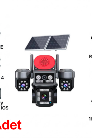 1 Koli (8 Adet) X5Tech 84-GZ 4G Solar Güneş Enerjili Sim Kartlı Akıllı Güvenlik Kamerası